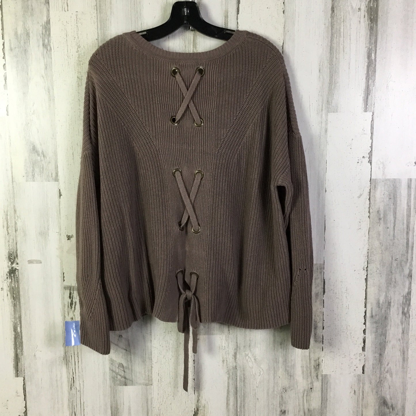 Sweater By Lucky Brand In Brown, Size: Xl