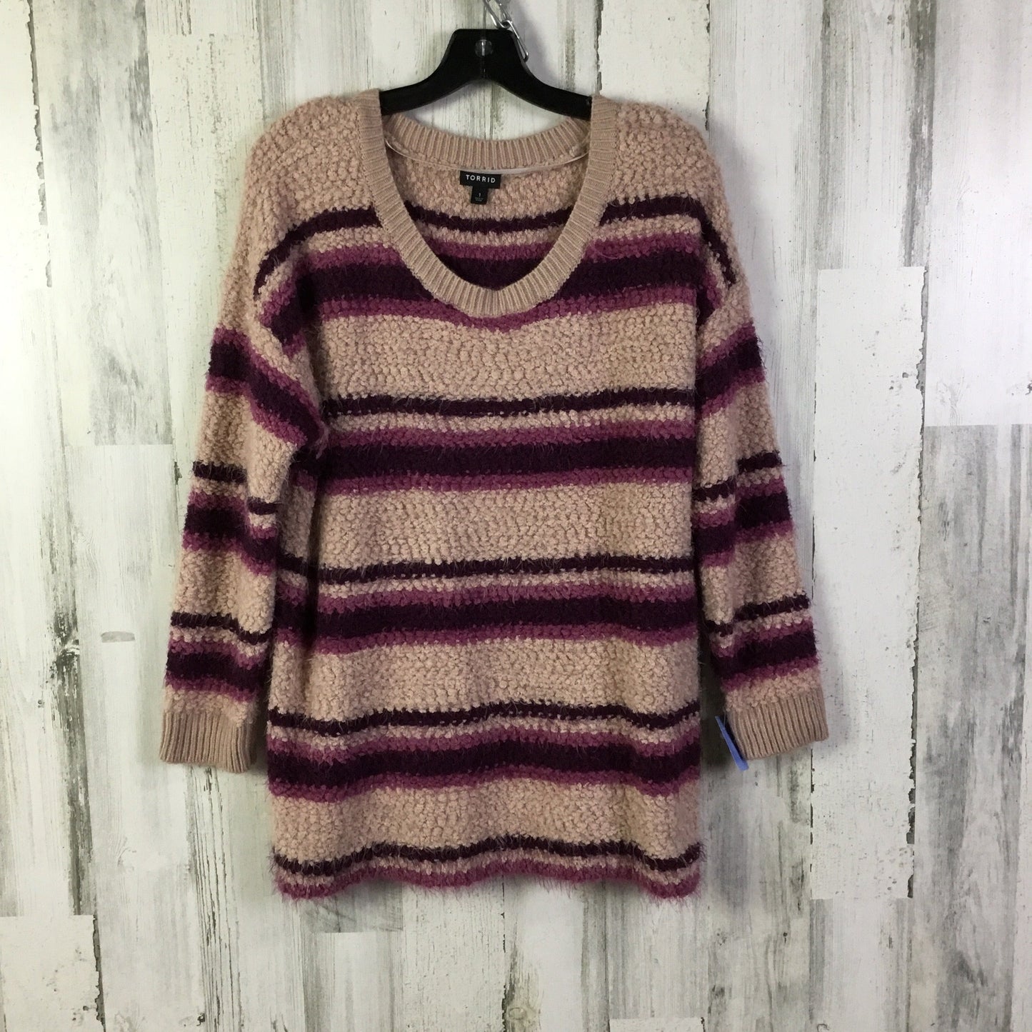 Sweater By Torrid In Purple, Size: L