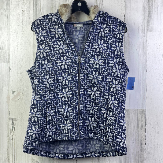 Vest Other By Talbots In Blue, Size: M