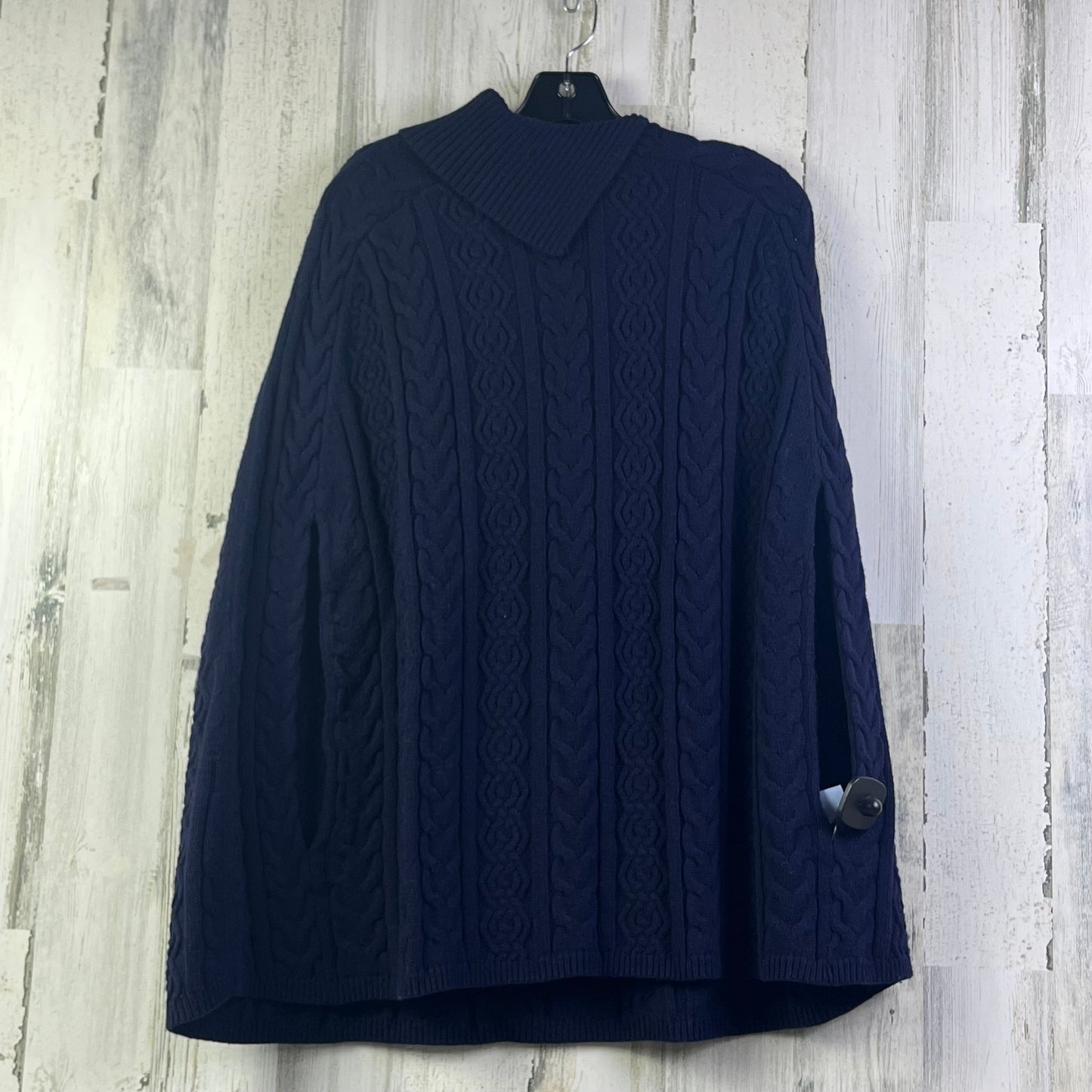 Poncho By Talbots In Navy, Size: M