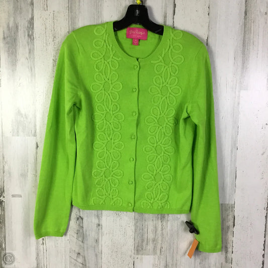 Cardigan Designer By Lilly Pulitzer In Green, Size: M