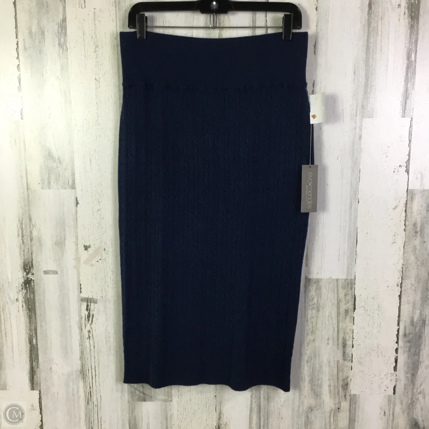 Skirt Midi By Eva Mendes In Blue, Size: 16