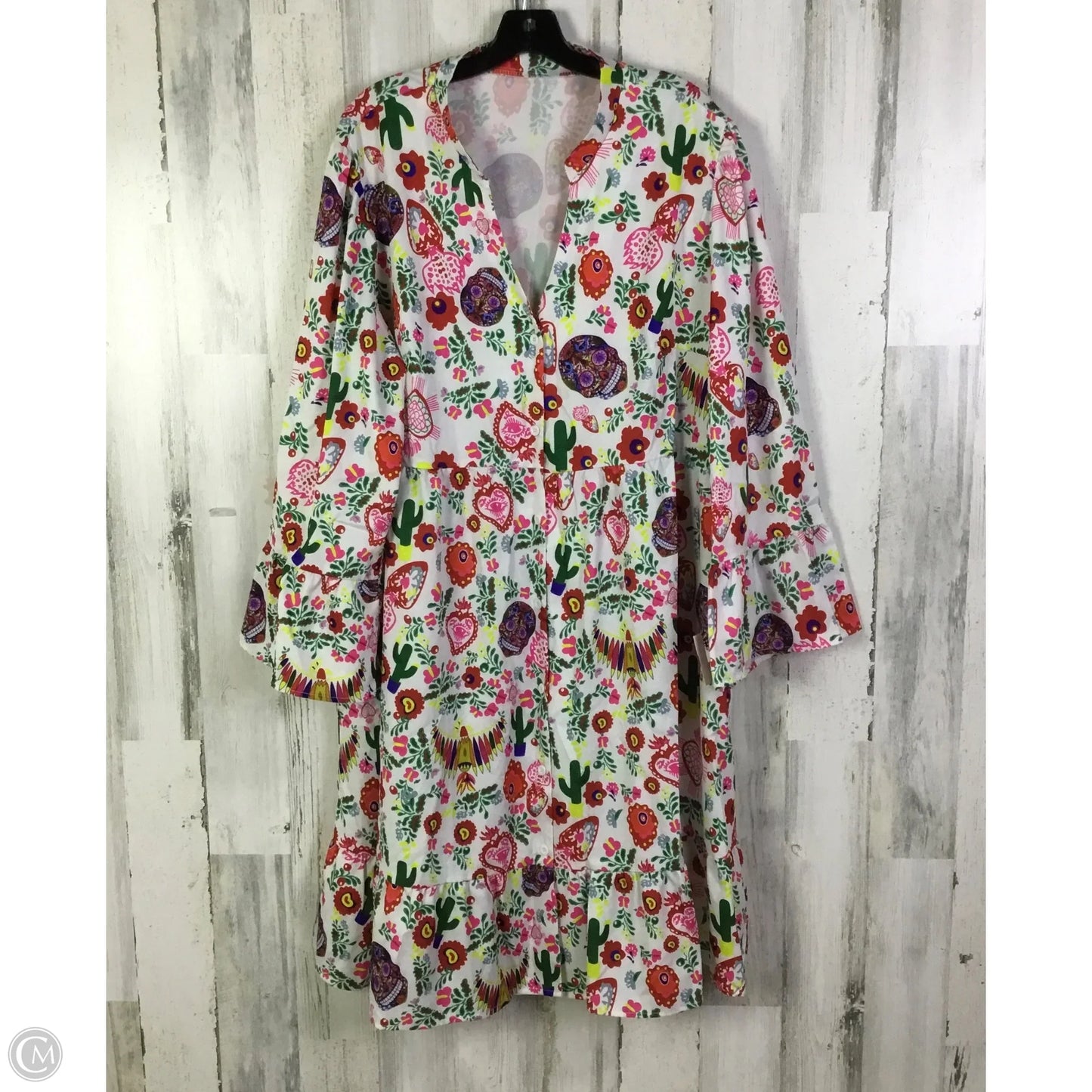 Dress Casual Short By Cmf In White, Size: 3x