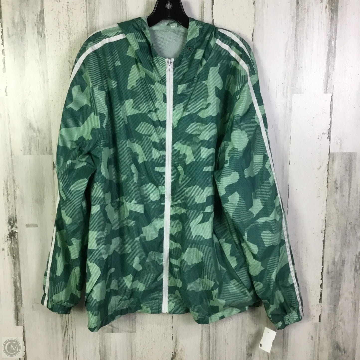 Jacket Windbreaker By Cmf In Green, Size: L