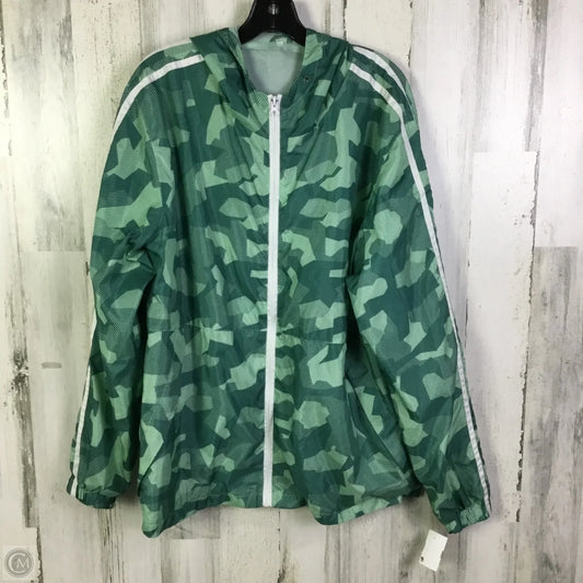 Jacket Windbreaker By Cmf In Green, Size: L