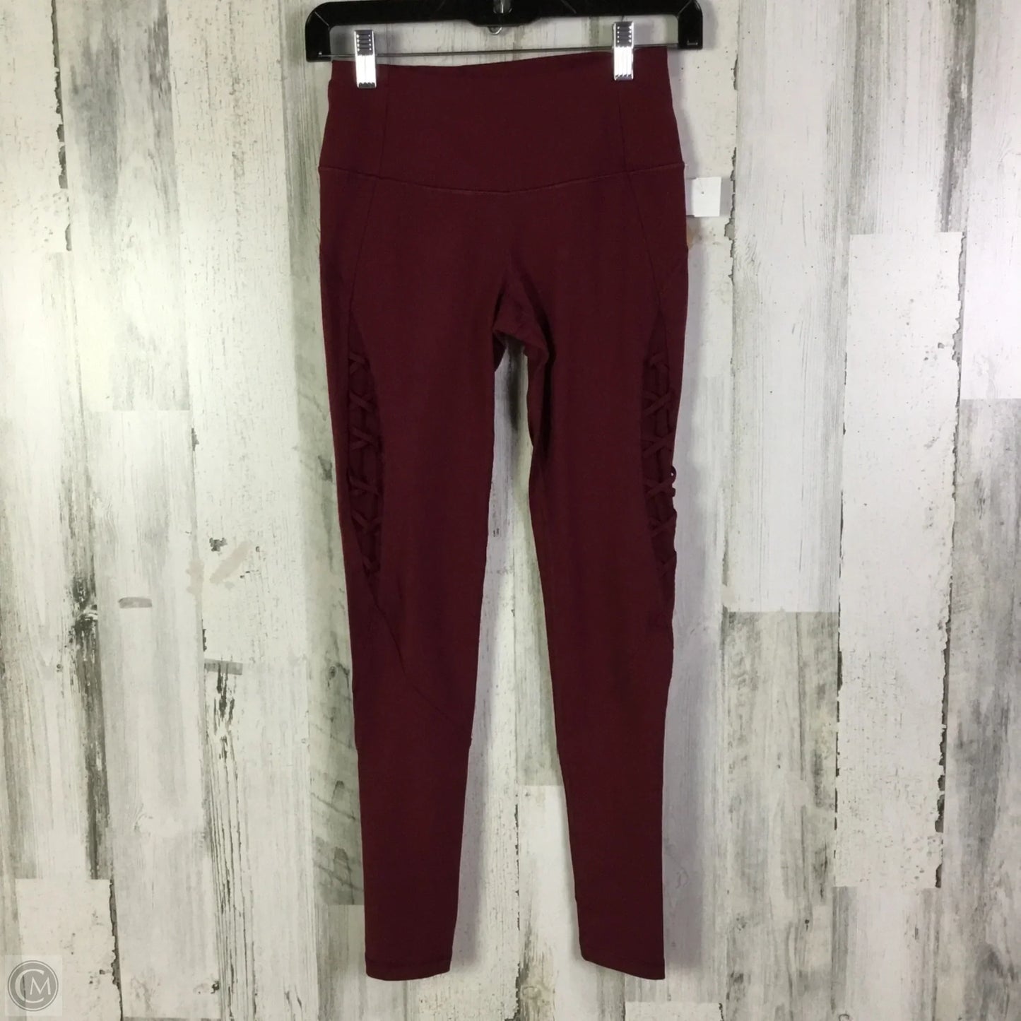 Athletic Leggings By Victorias Secret In Red, Size: Xs