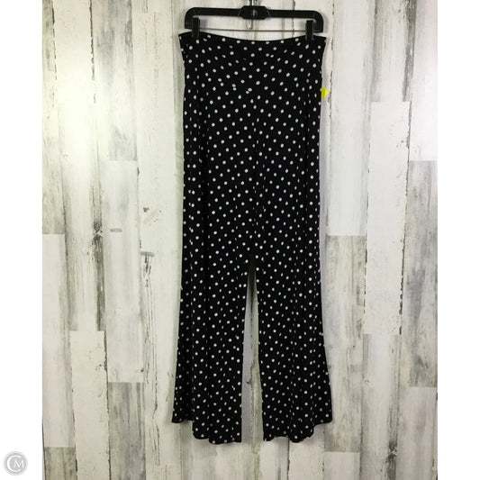 Pants Wide Leg By Clara Sun Woo In Black & White, Size: Xl