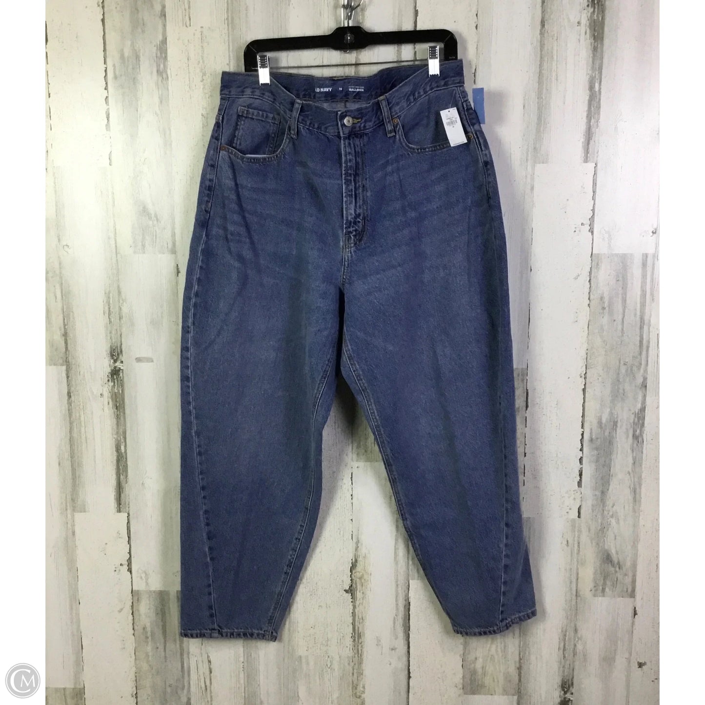 Jeans Boyfriend By Old Navy In Blue Denim, Size: 16