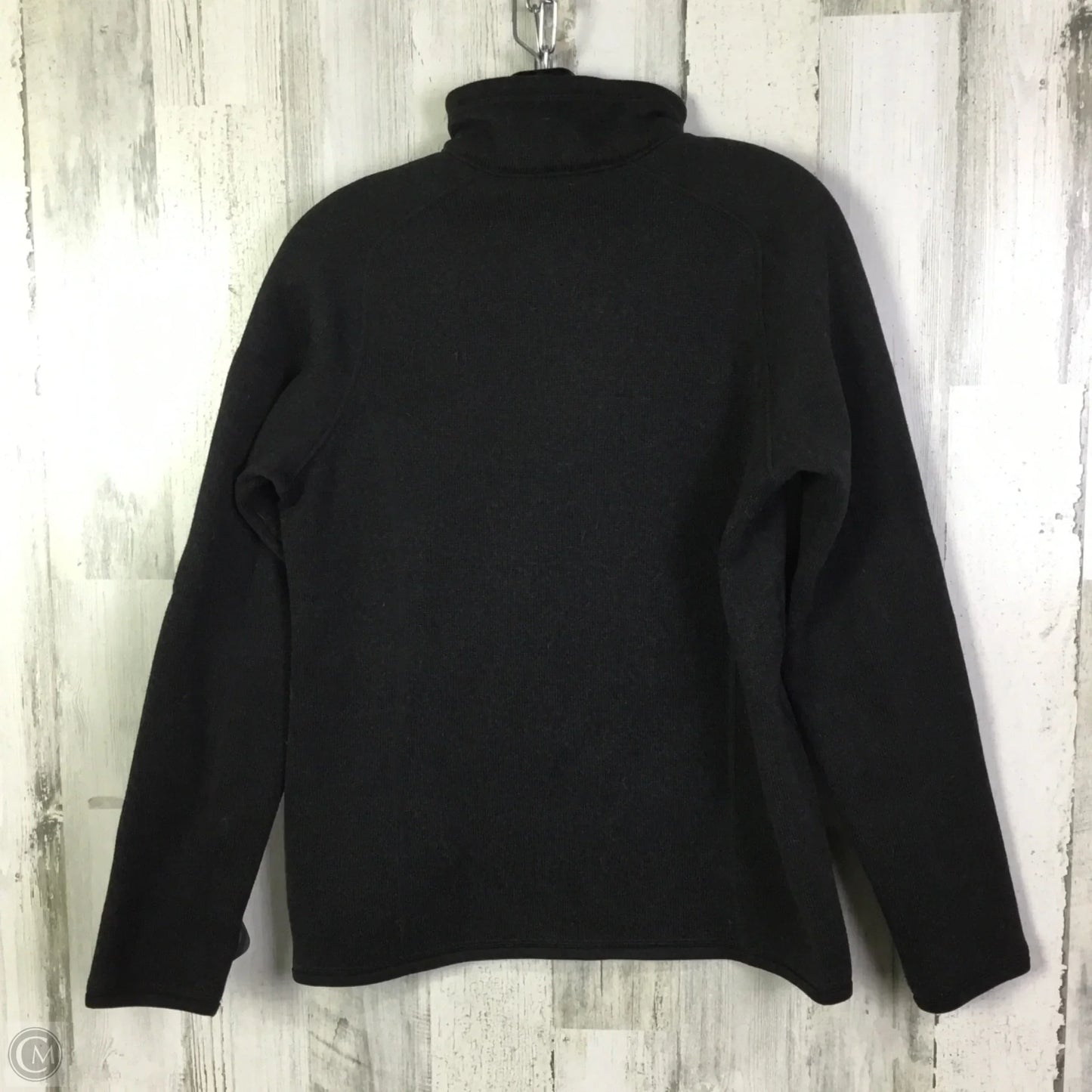 Sweatshirt Collar By Patagonia In Black, Size: M