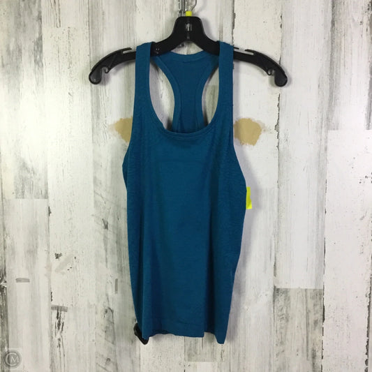 Athletic Tank Top By Lululemon In Blue, Size: 6