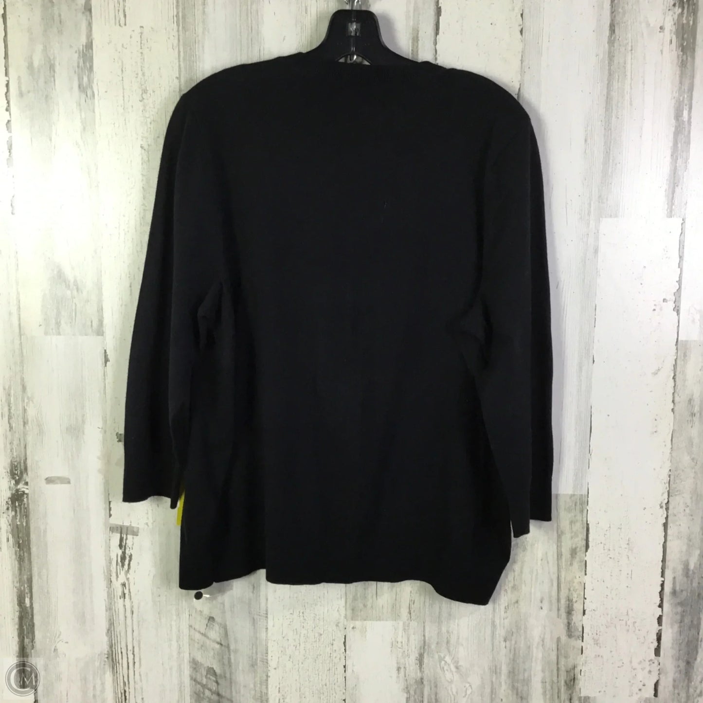 Sweater Cardigan By Talbots In Black, Size: 2x
