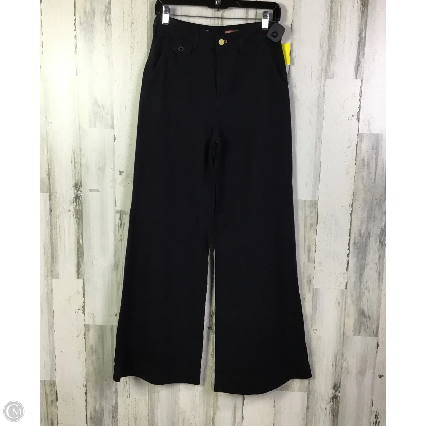 Jeans Wide Leg By Pilcro In Black Denim, Size: 2