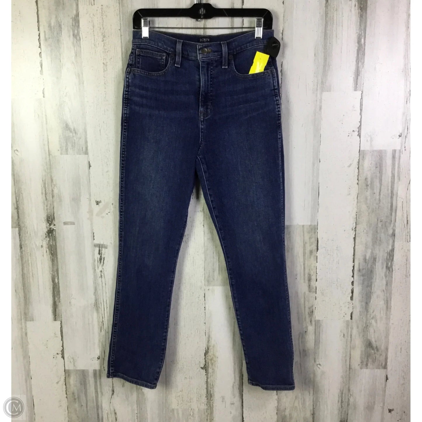 Jeans Straight By J. Crew In Blue Denim, Size: 4