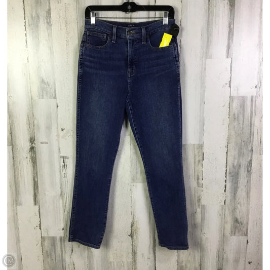 Jeans Straight By J. Crew In Blue Denim, Size: 4