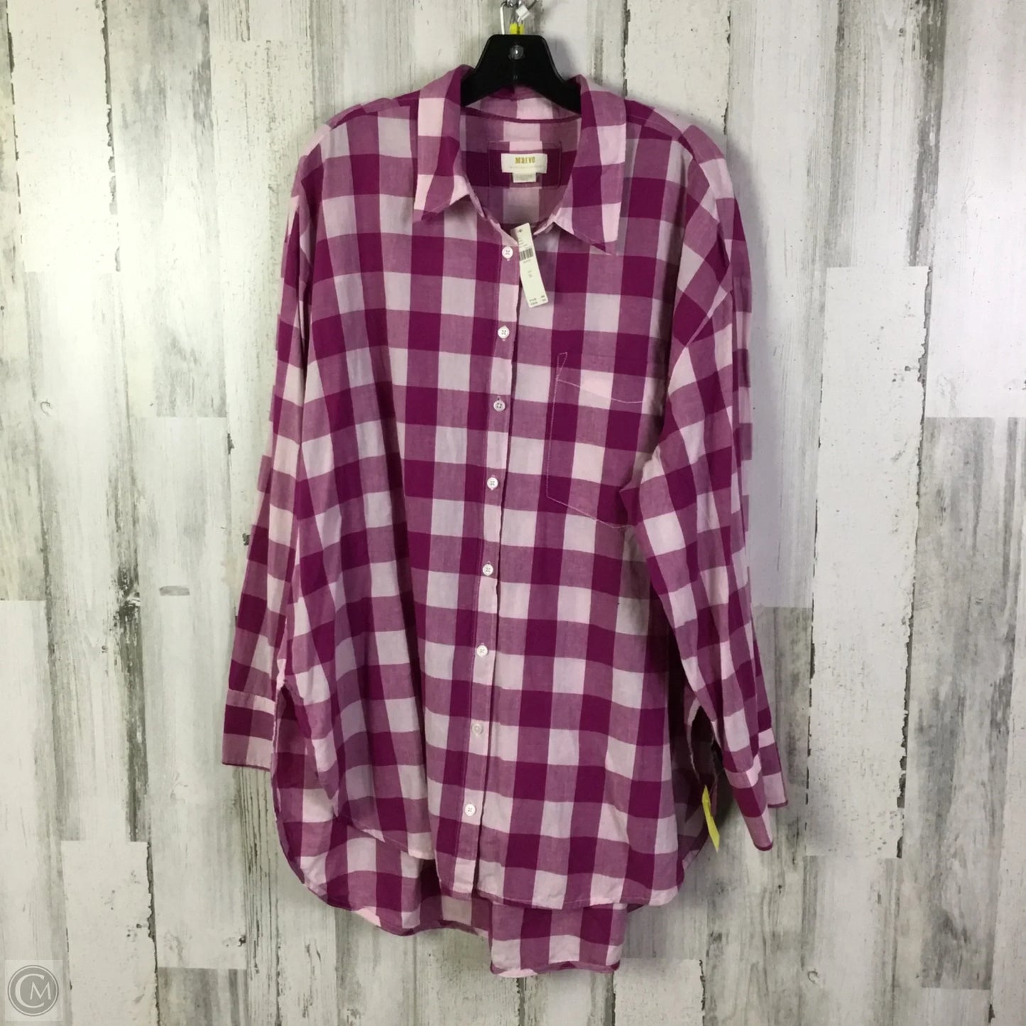 Tunic Long Sleeve By Maeve In Pink, Size: Xl