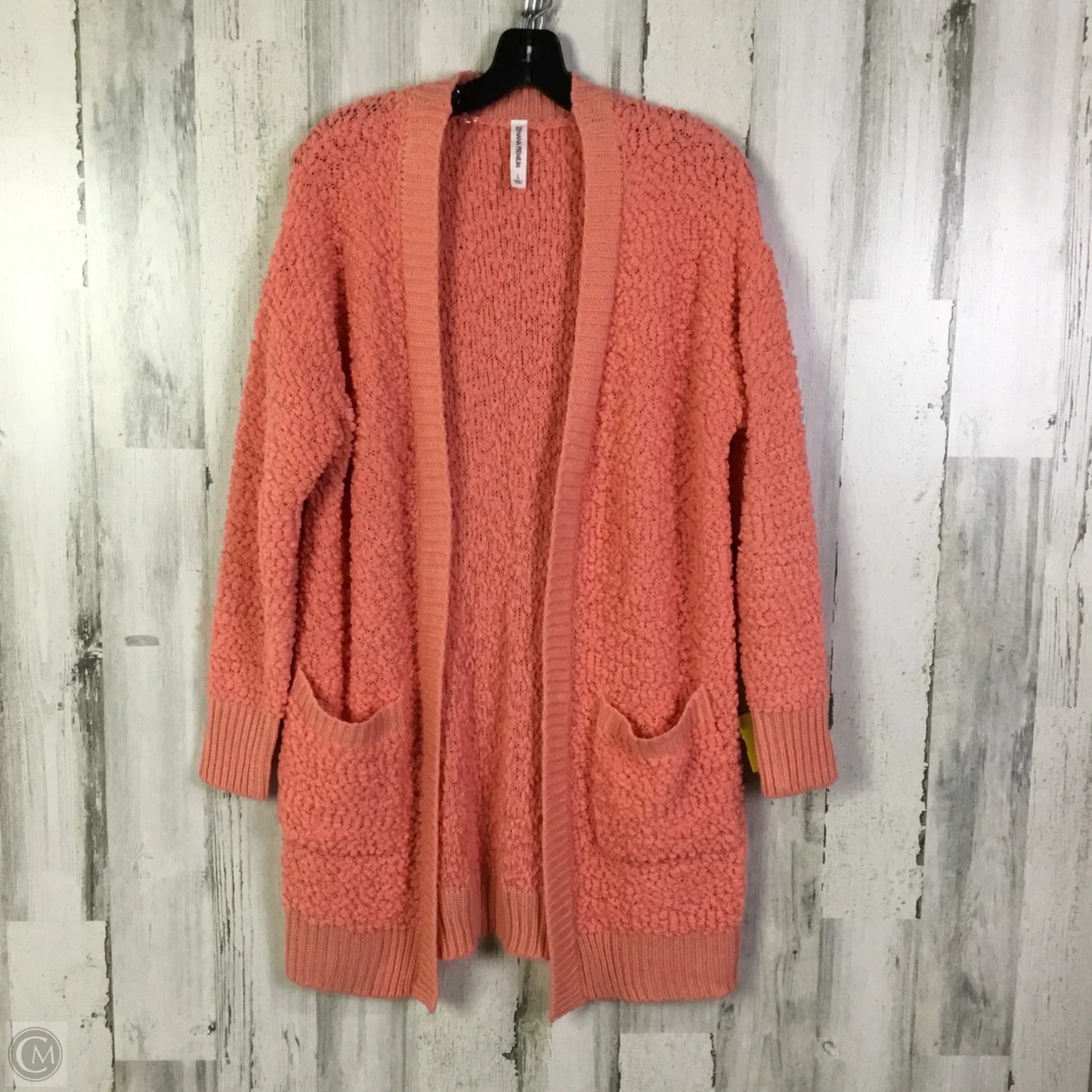 Sweater Cardigan By Zenana In Pink, Size: L
