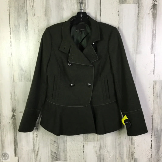 Coat Peacoat By Banana Republic In Green, Size: Xs