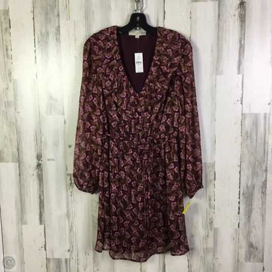 Dress Party Short By Loft In Maroon, Size: S