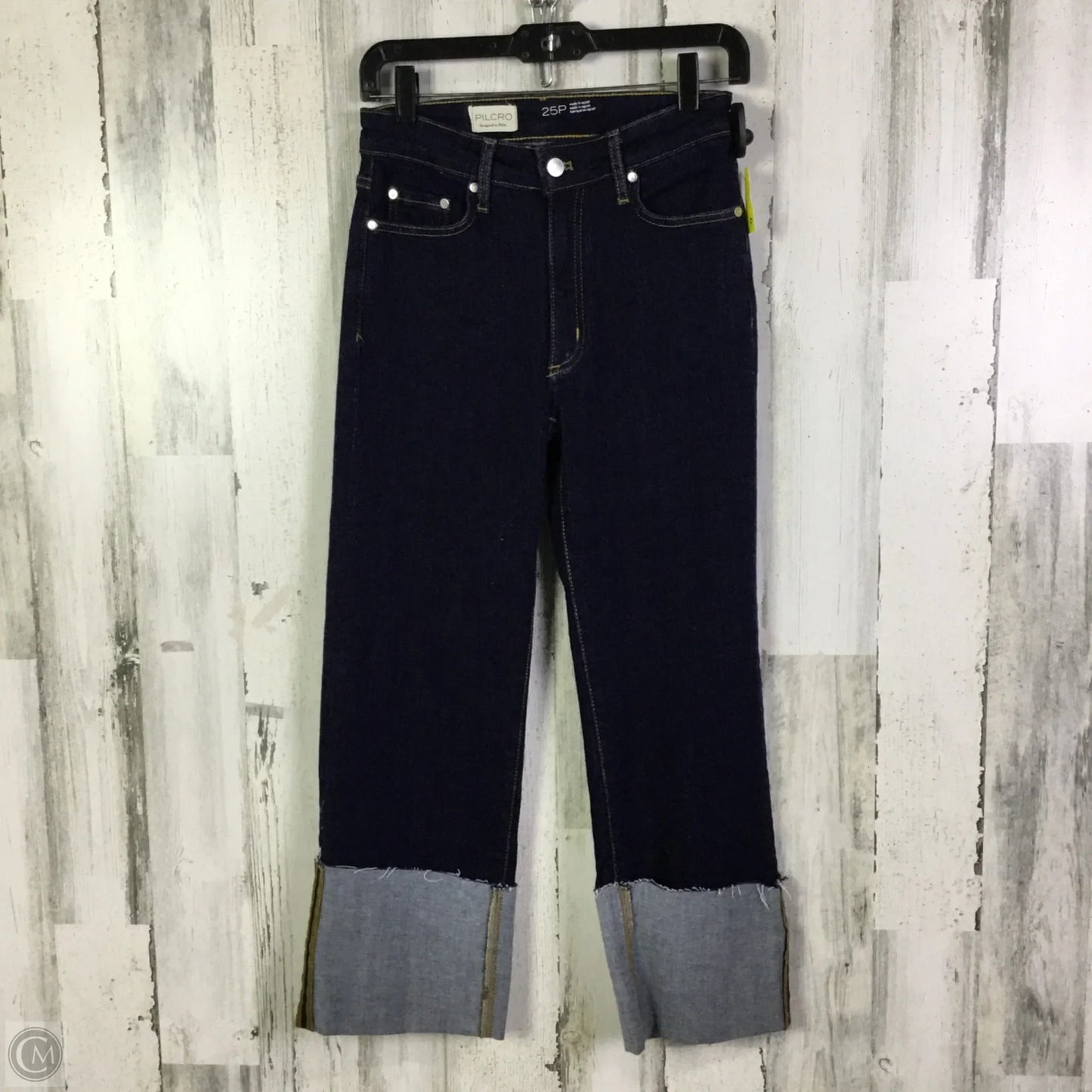 Jeans Wide Leg By Pilcro In Blue Denim, Size: 0