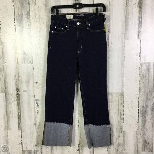 Jeans Wide Leg By Pilcro In Blue Denim, Size: 0