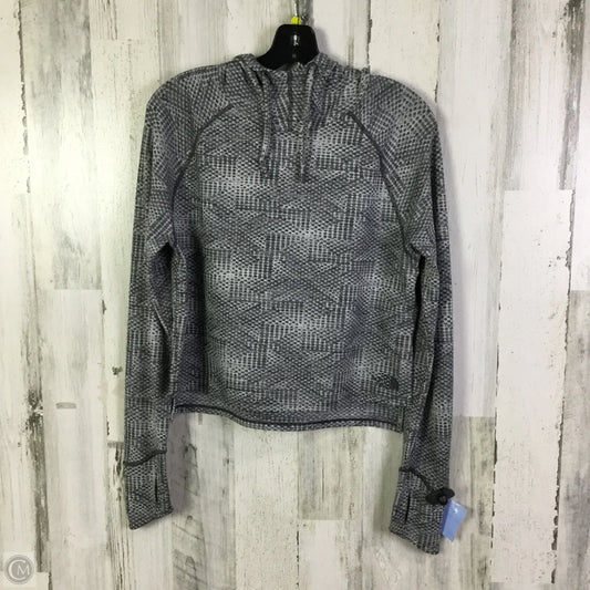 Athletic Top Long Sleeve Hoodie By The North Face In Grey, Size: S