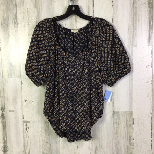 Top Short Sleeve By Pilcro In Blue, Size: S