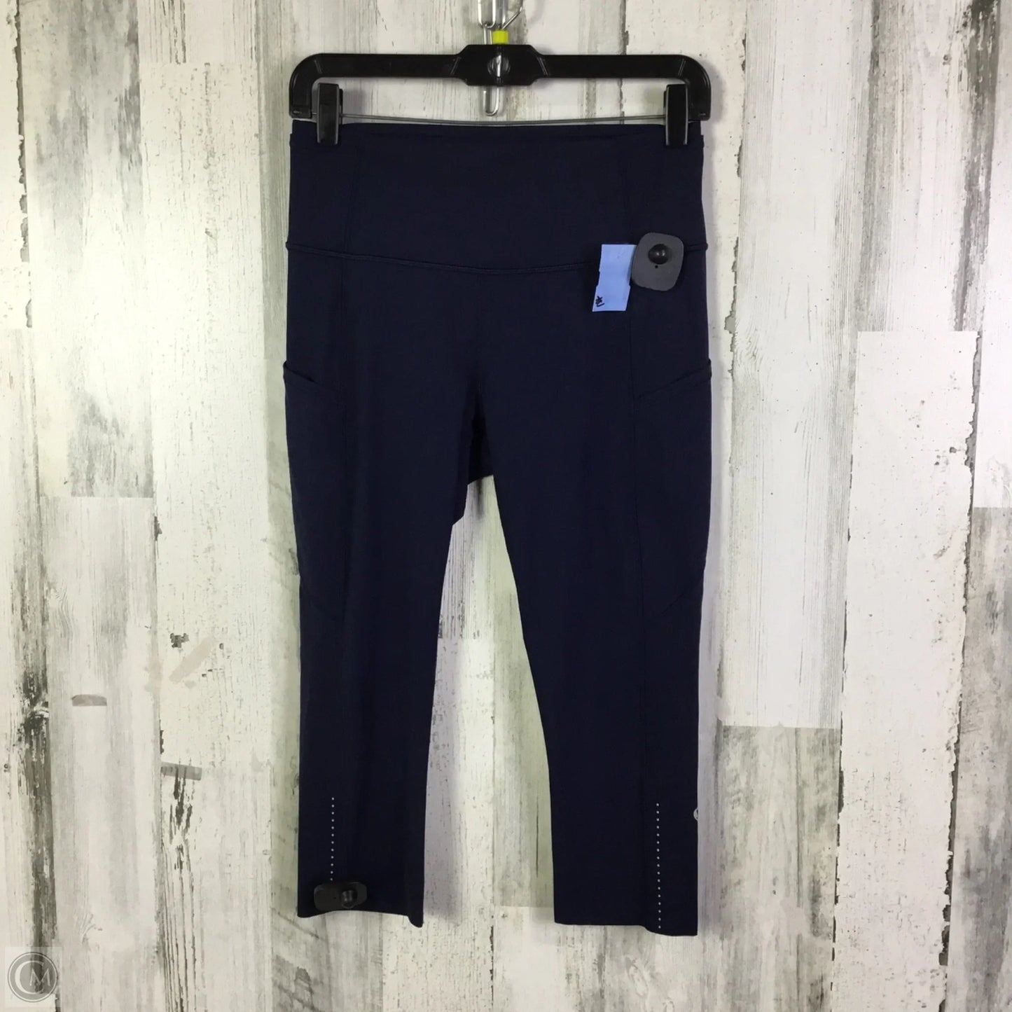 Athletic Capris By Lululemon In Blue, Size: 8
