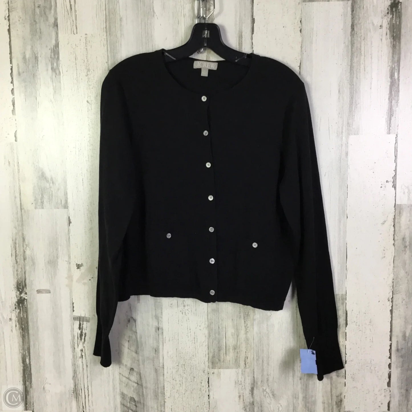 Sweater Cardigan By J. Crew In Black, Size: Xl