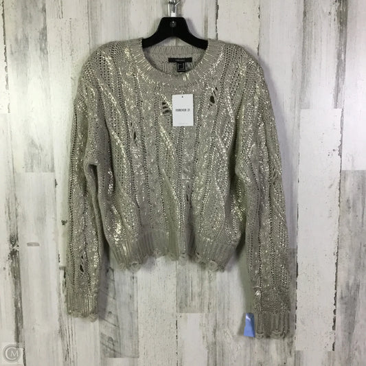 Sweater By Forever 21 In Grey, Size: M