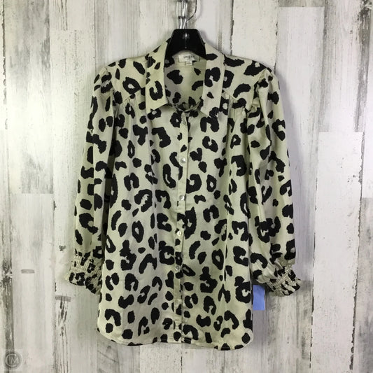 Top Long Sleeve By Umgee In Animal Print, Size: S