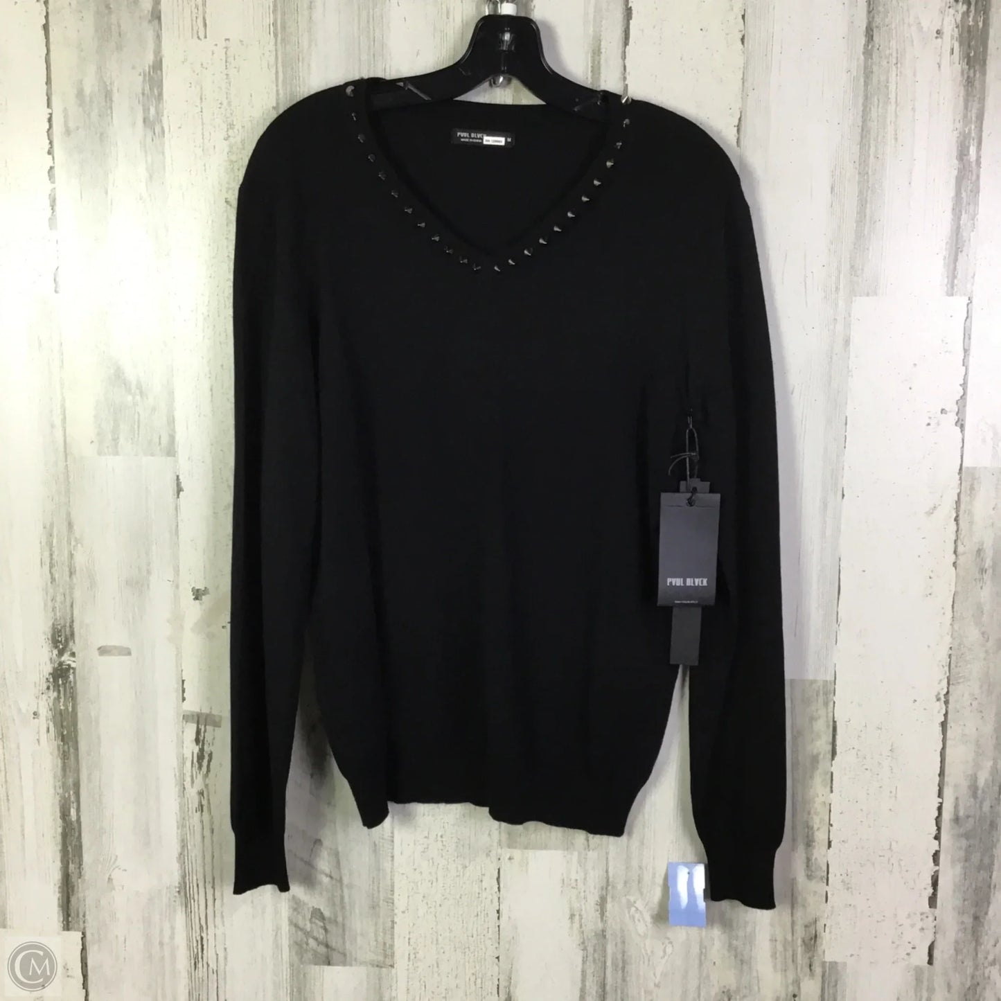 Sweater By Clothes Mentor In Black, Size: M