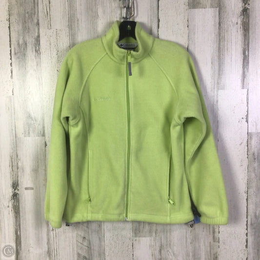 Athletic Jacket By Columbia In Green, Size: S