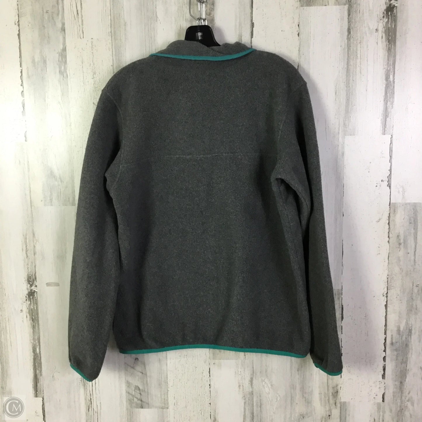 Athletic Jacket By Patagonia In Grey, Size: M