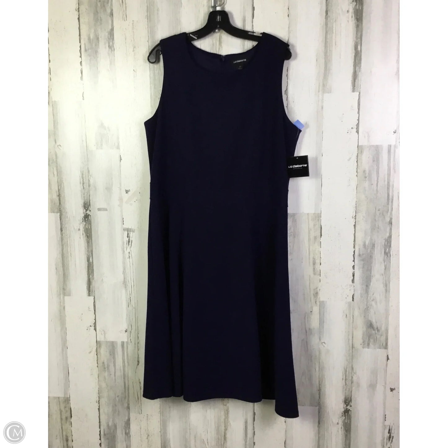 Dress Work By Liz Claiborne In Blue, Size: 1x