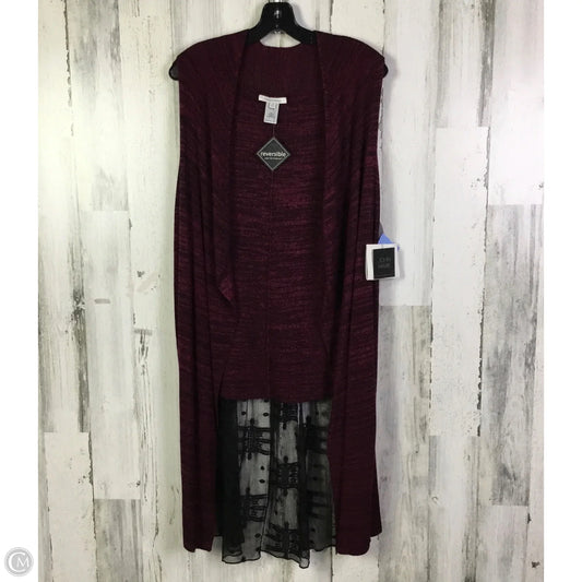 Vest Other By John Mark In Purple, Size: M