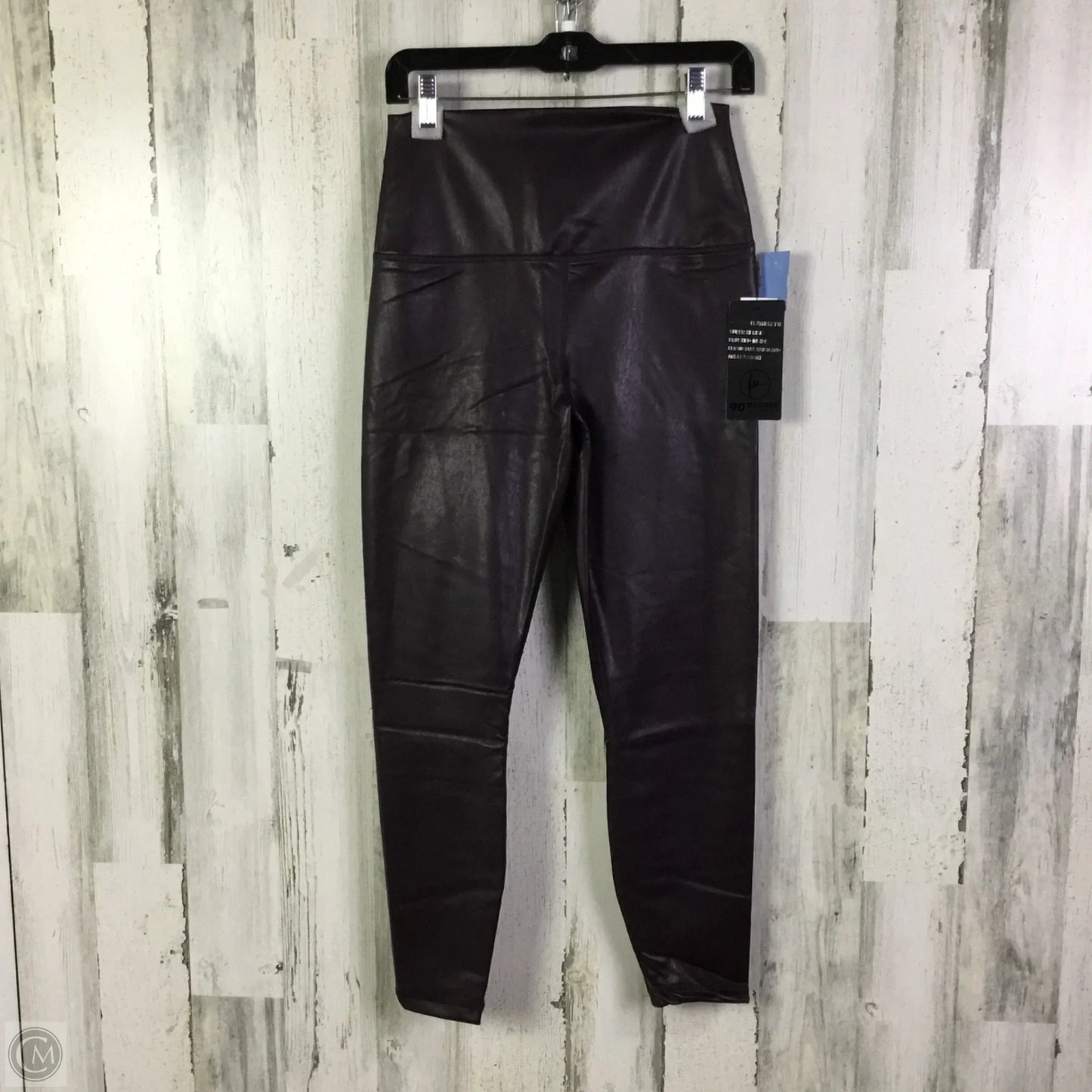 Athletic Leggings By 90 Degrees By Reflex In Maroon, Size: L