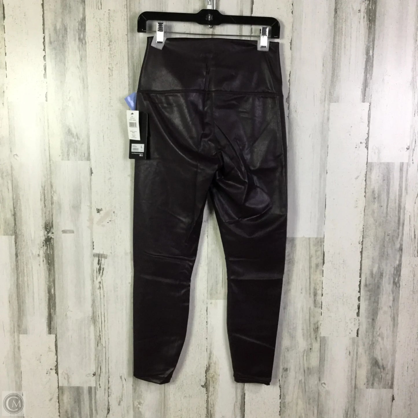 Athletic Leggings By 90 Degrees By Reflex In Maroon, Size: L