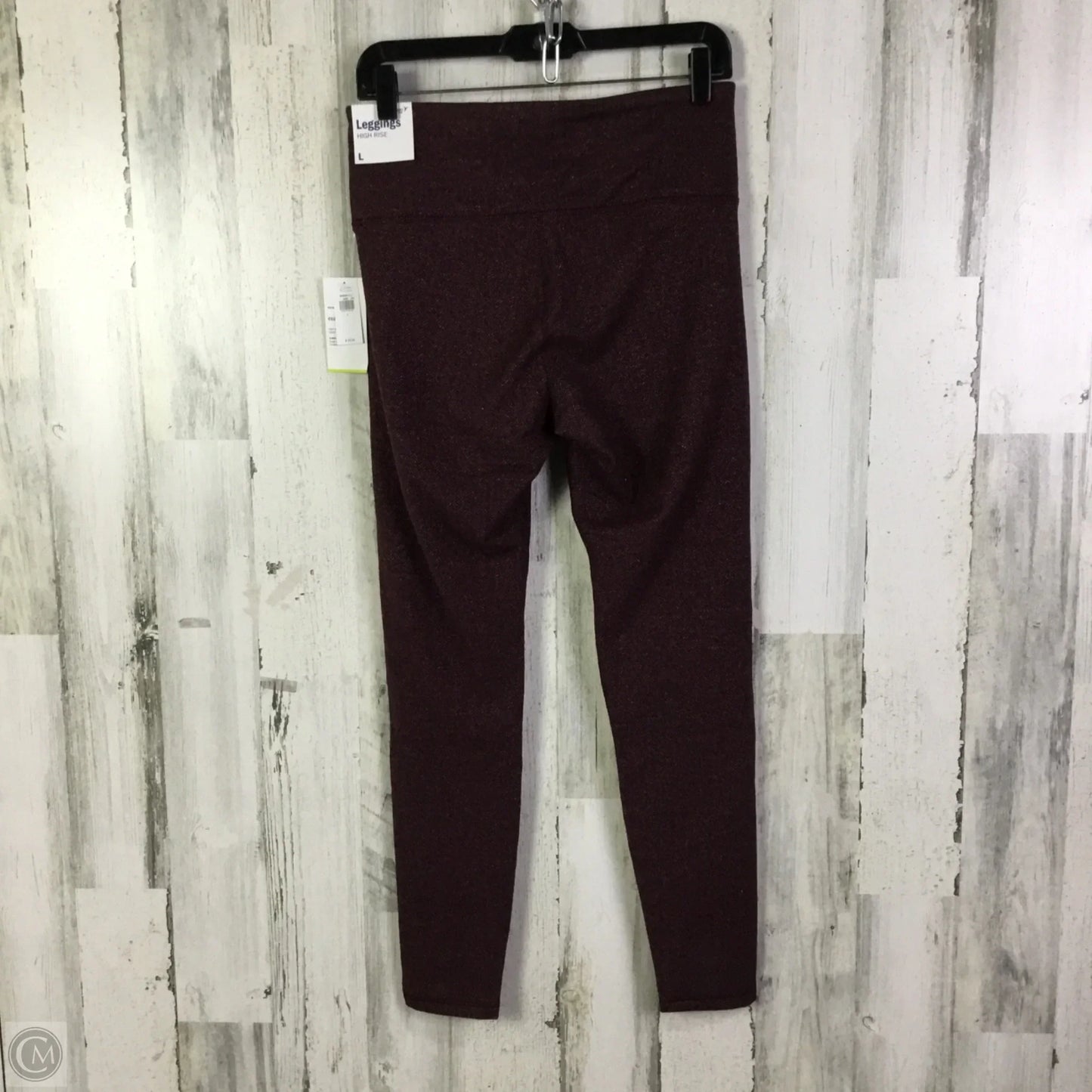 Athletic Leggings By Old Navy In Maroon, Size: L