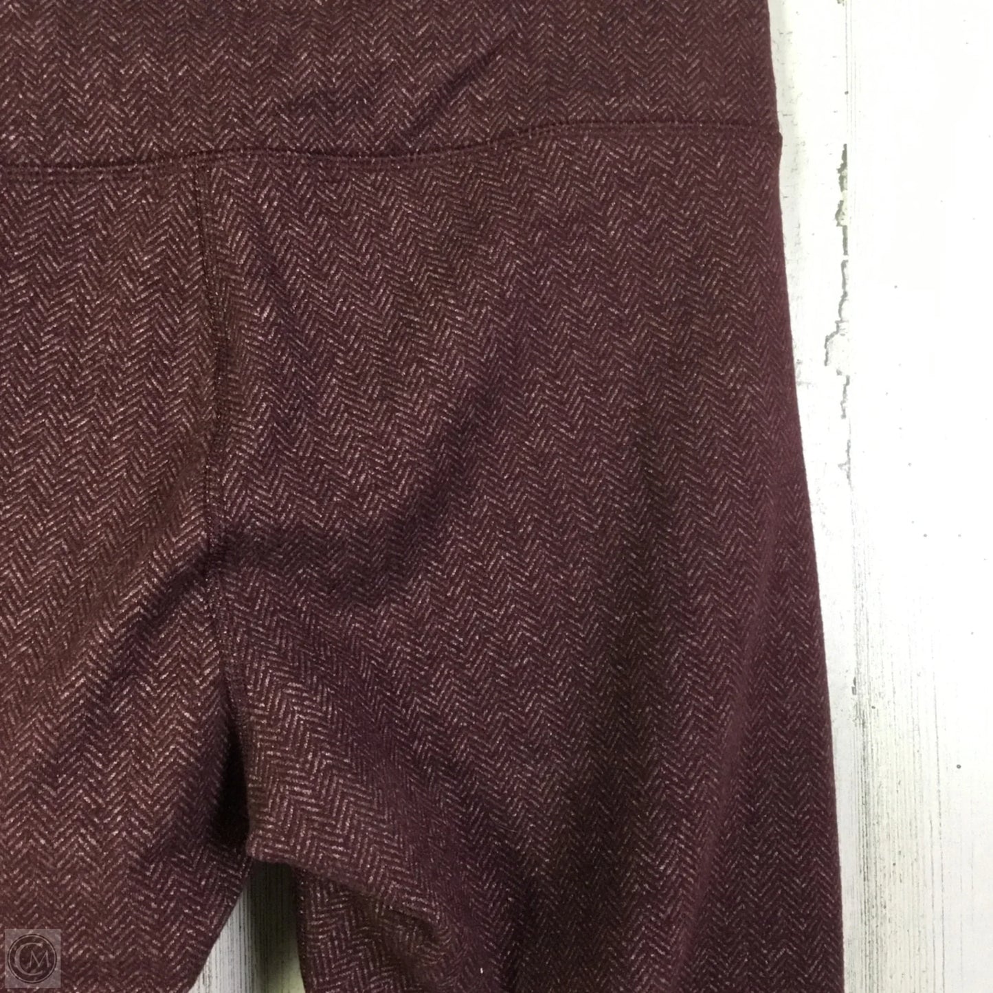 Athletic Leggings By Old Navy In Maroon, Size: L