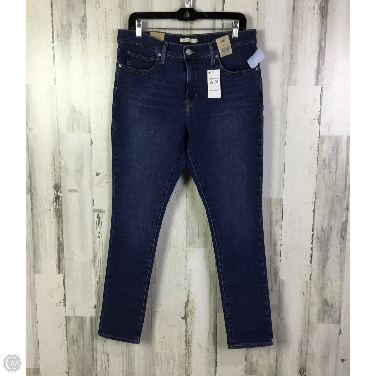 Jeans Skinny By Levis In Blue, Size: 14