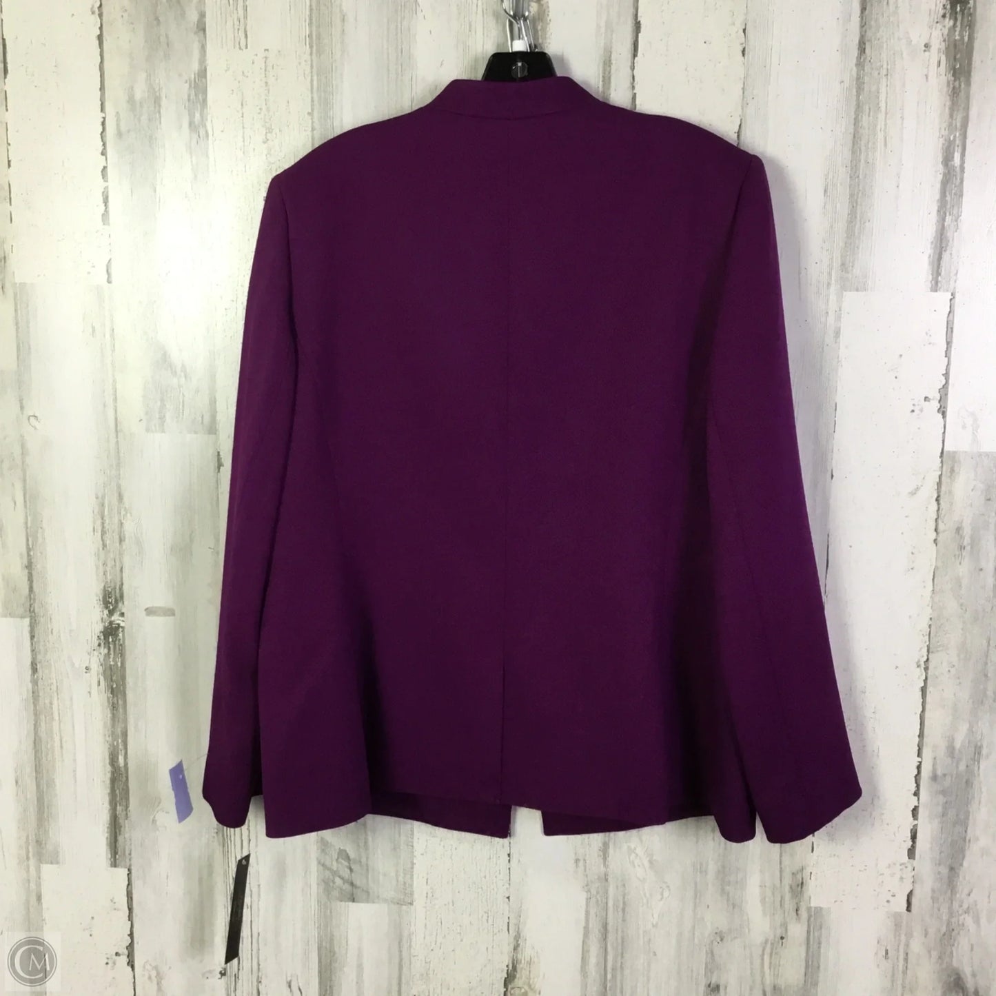 Blazer By Tahari By Arthur Levine In Purple, Size: 1x