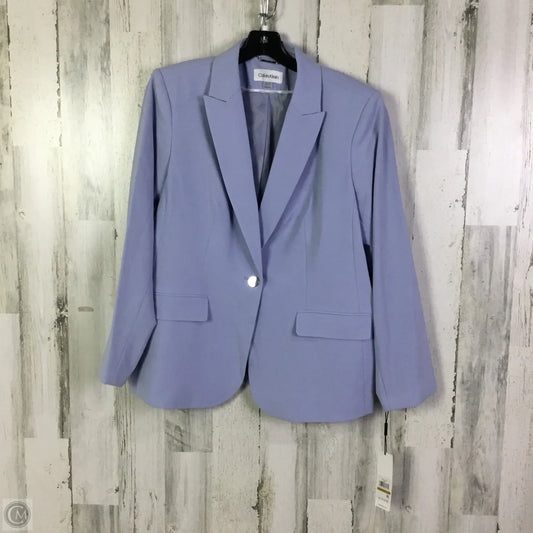 Blazer By Calvin Klein In Blue, Size: Xl