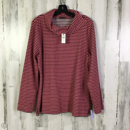 Top Long Sleeve By Talbots In Pink, Size: Xl
