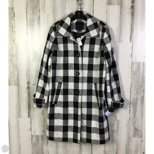Coat Peacoat By Talbots In Black & White, Size: Xl