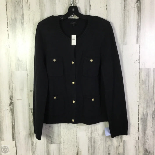 Sweater Cardigan By Talbots In Black, Size: Xl