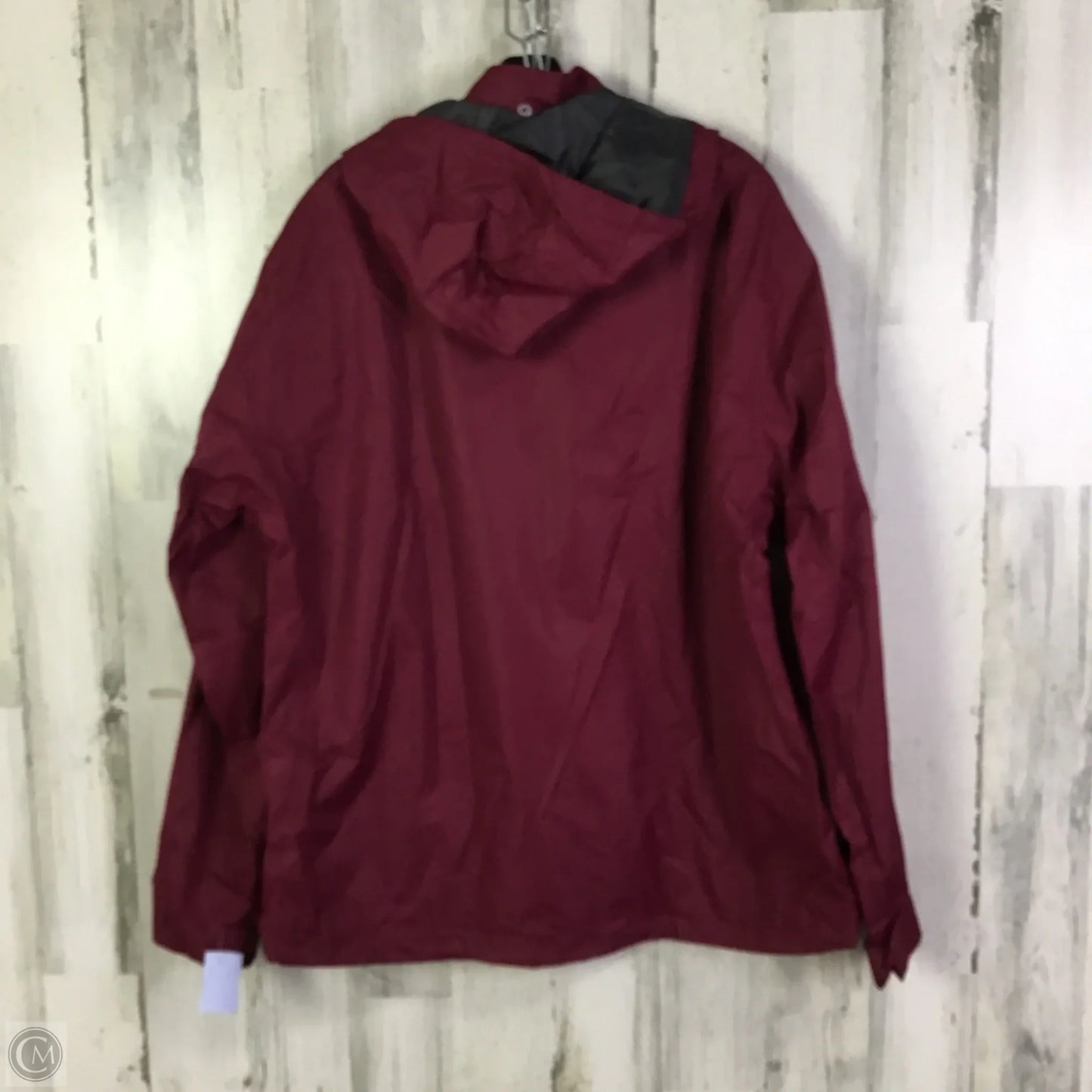 Jacket Windbreaker By Clothes Mentor In Red, Size: Xxl
