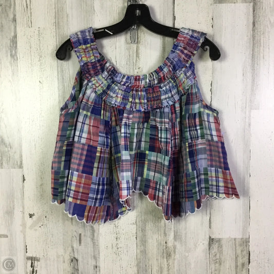 Top Sleeveless By Pilcro In Blue, Size: S