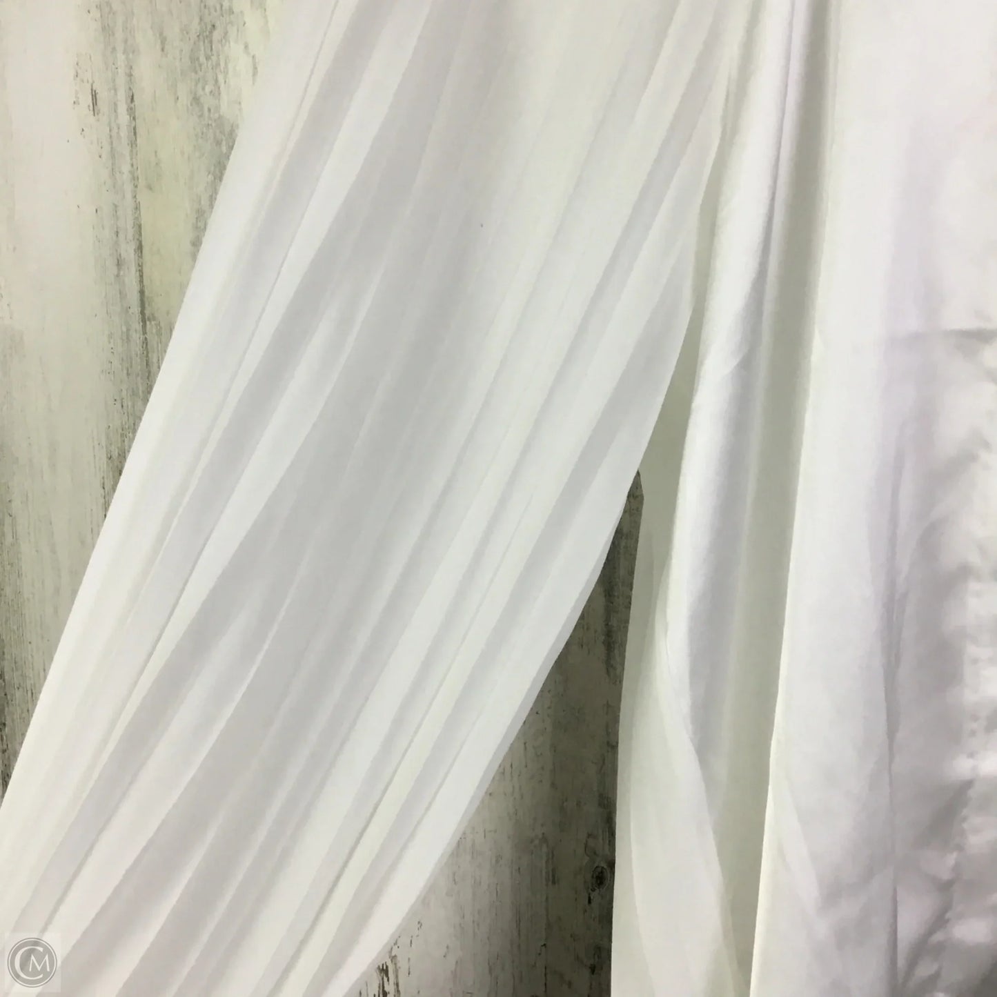 Blouse Long Sleeve By Fate In White, Size: S