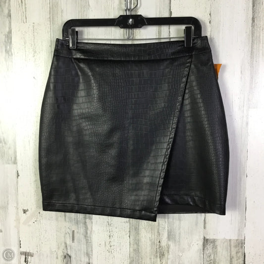 Skirt Mini & Short By Clothes Mentor In Black, Size: 12