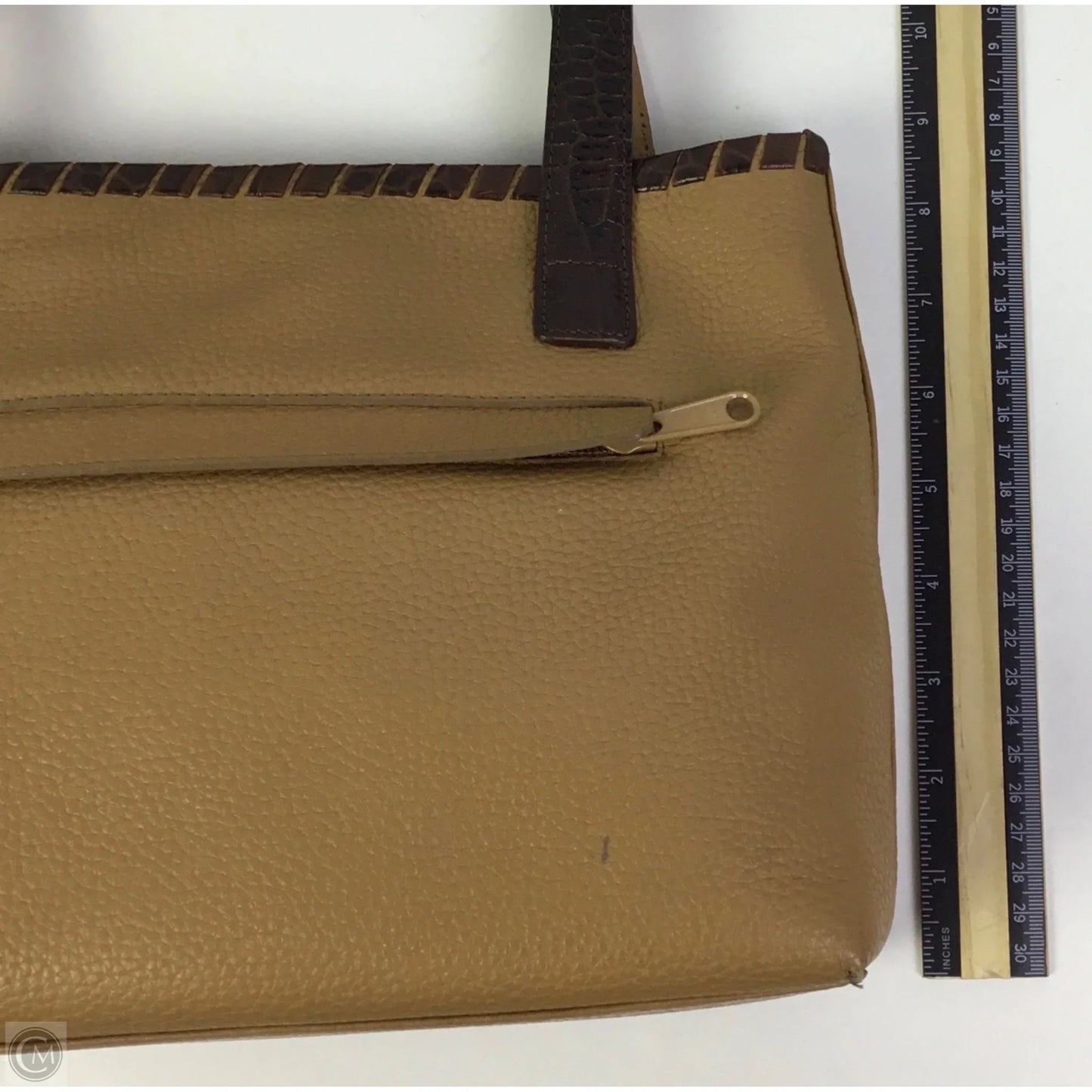 Handbag Leather By Brighton, Size: Medium